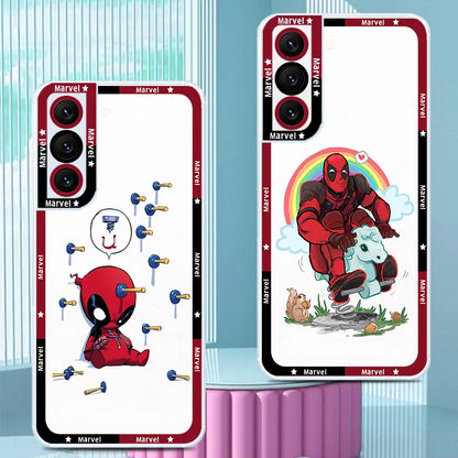 Marvel Deadpool Cartoon Case For Samsung