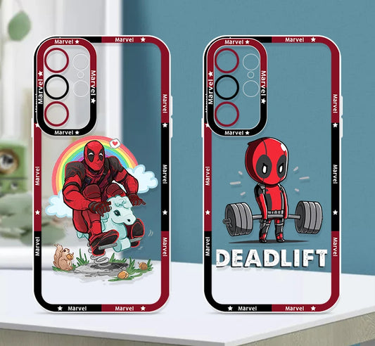 Marvel Deadpool Cartoon Case For Samsung