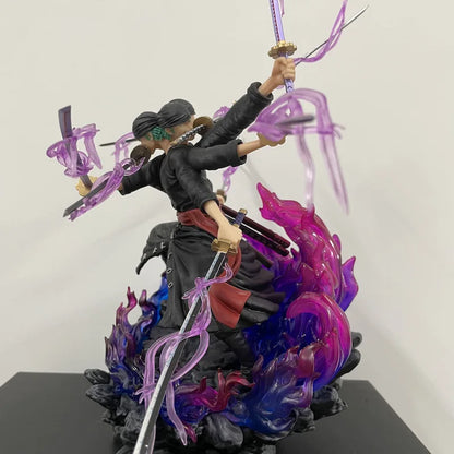 40cm Anime One Piece Wano Onigashima 9 Swords Style Action Figurine