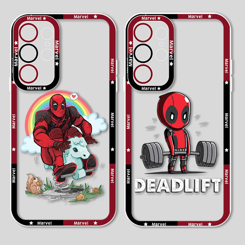 Marvel Deadpool Cartoon Case For Samsung